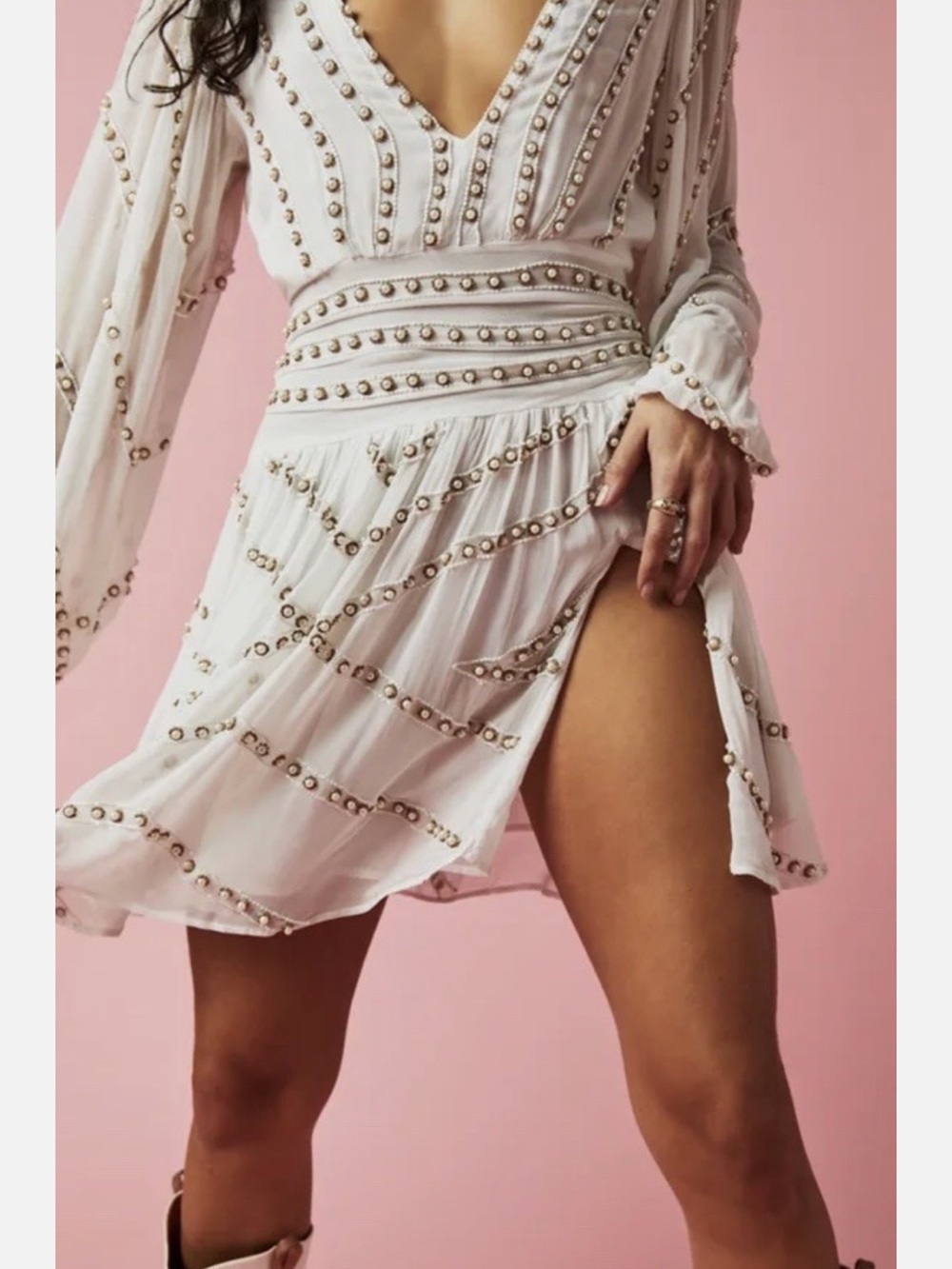 Jen's Pirate Booty for Free People Odyssey Beaded Mini Dress - Picture 5 of 8